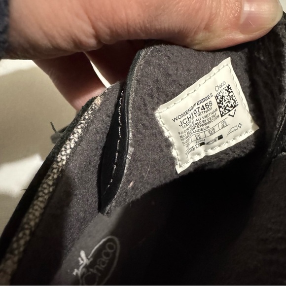 Chaco Black Gray Lace Up Hiking Outdoor Camping Shoes Boots Women’s Size‎ 7.5 - Picture 6 of 6